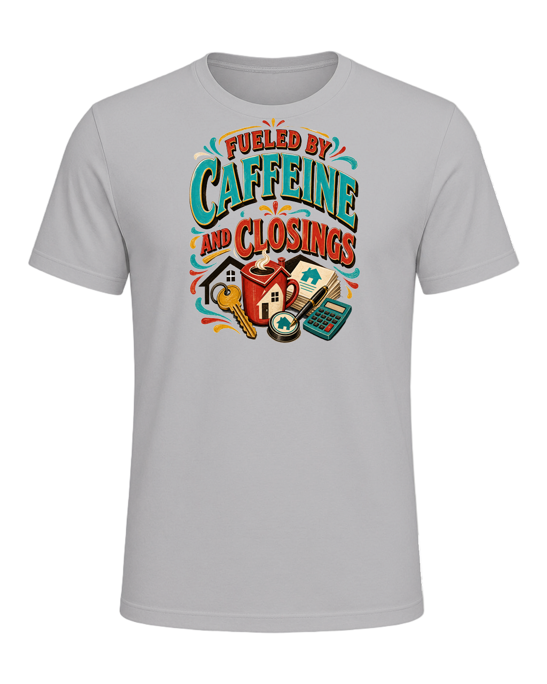 FUELED BY CAFFEINE AND CLOSINGS — Athletic Heather