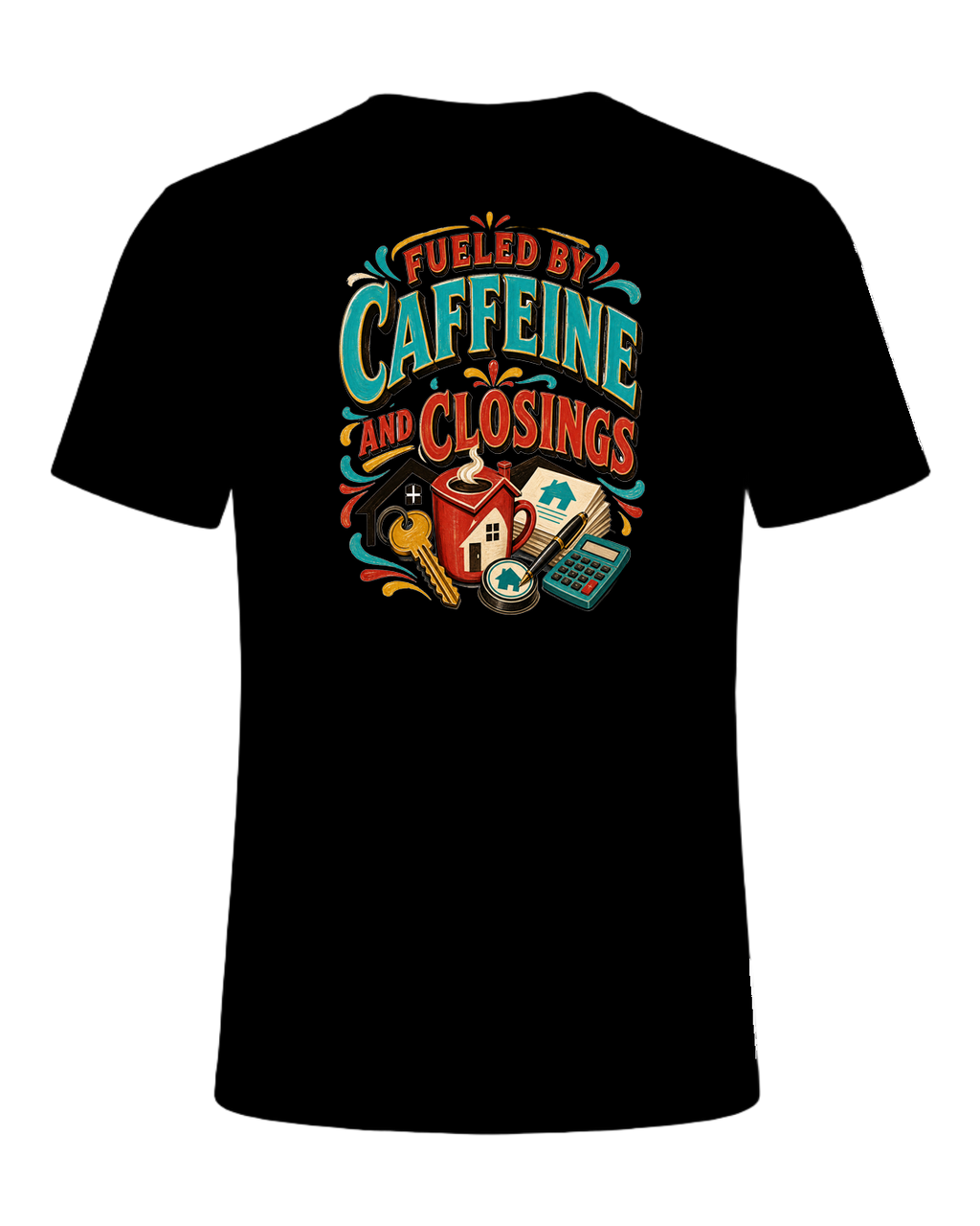 FUELED BY CAFFEINE AND CLOSINGS — Black