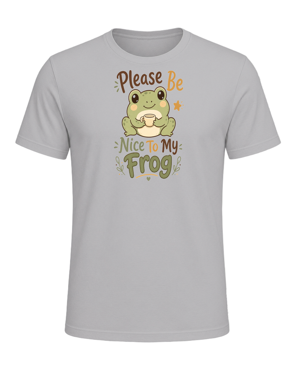 Please Be Nice To My Frog — Athletic Heather