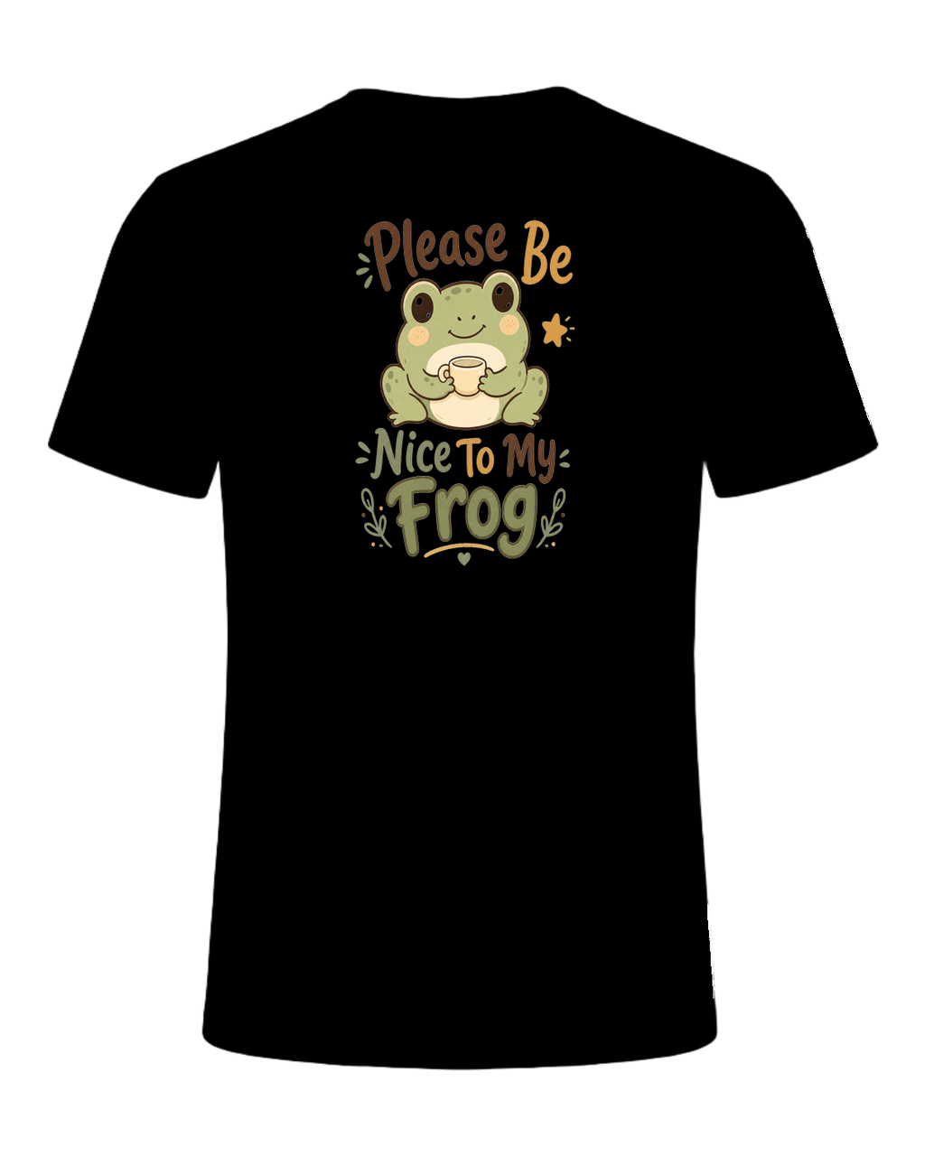 Please Be Nice To My Frog — Black