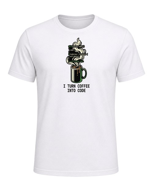 Coffee + Programmer — White