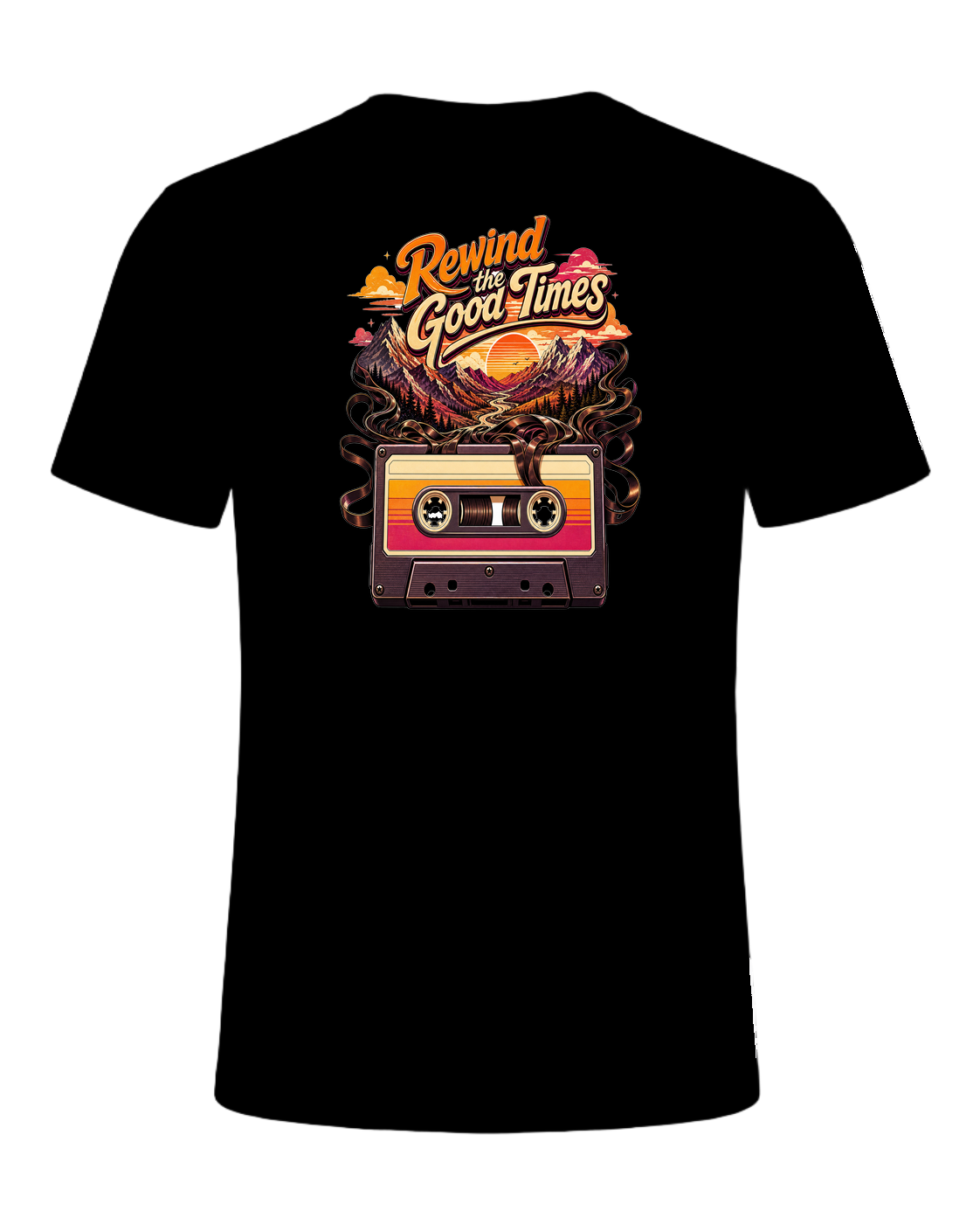 Cassette Tape Nostalgia — Black