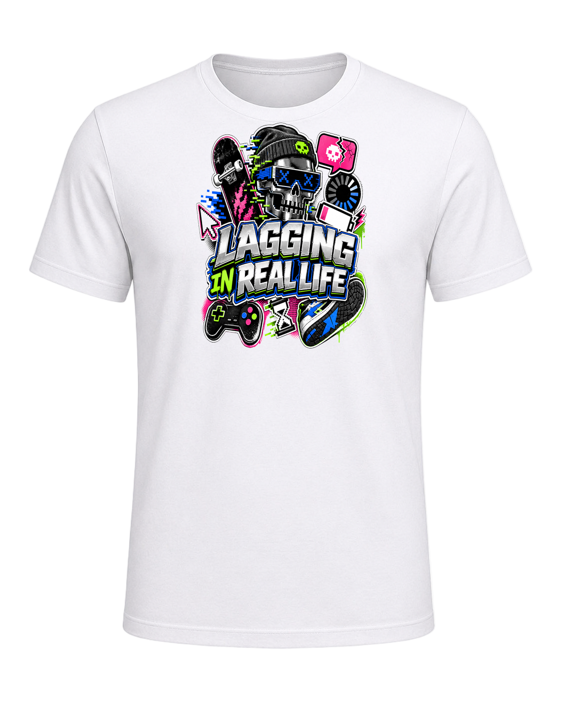 LAGGING IN REAL LIFE — White