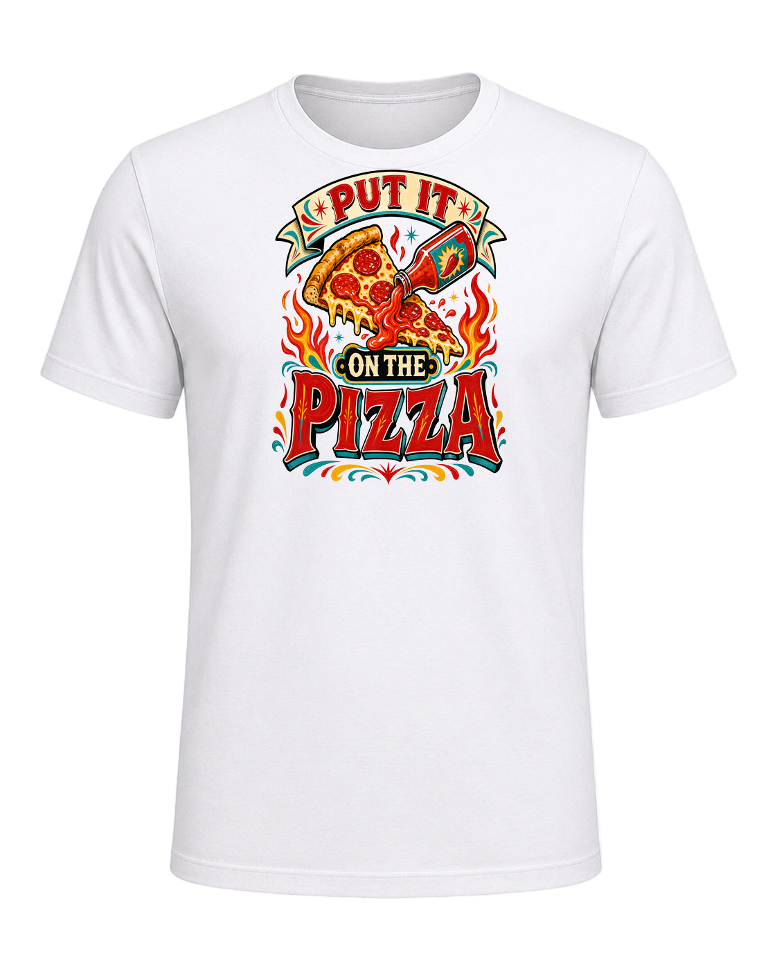 PUT IT ON THE PIZZA — White