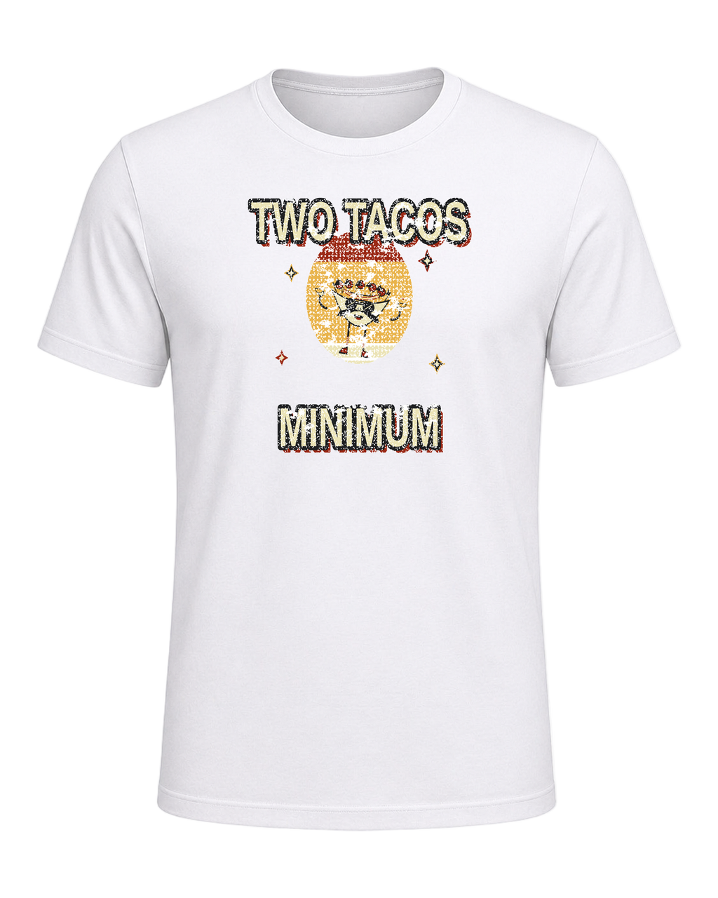TWO TACOS MINIMUM — White