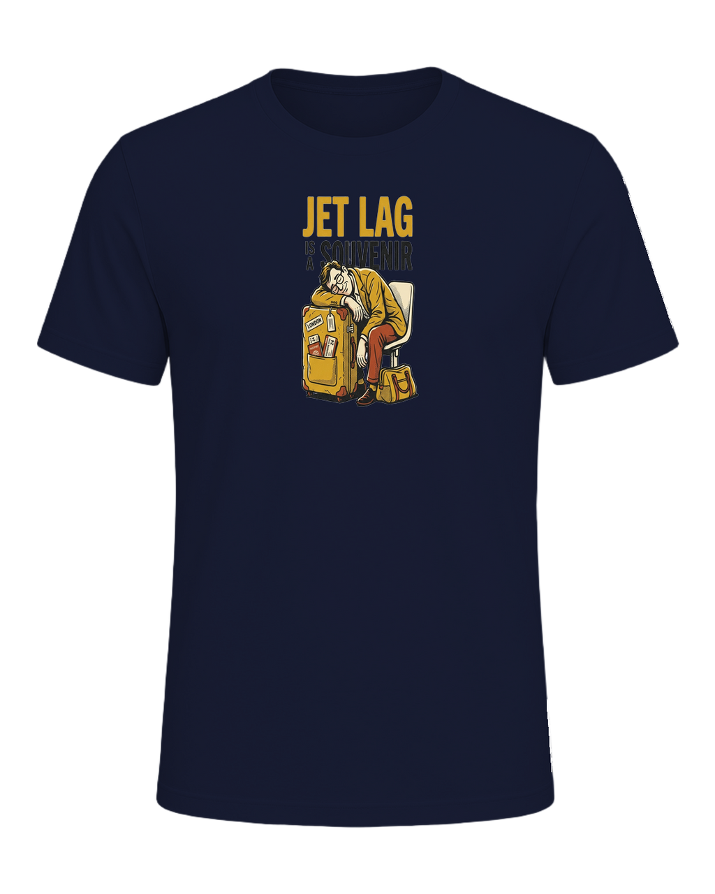 JET LAG IS A SOUVENIR — Navy