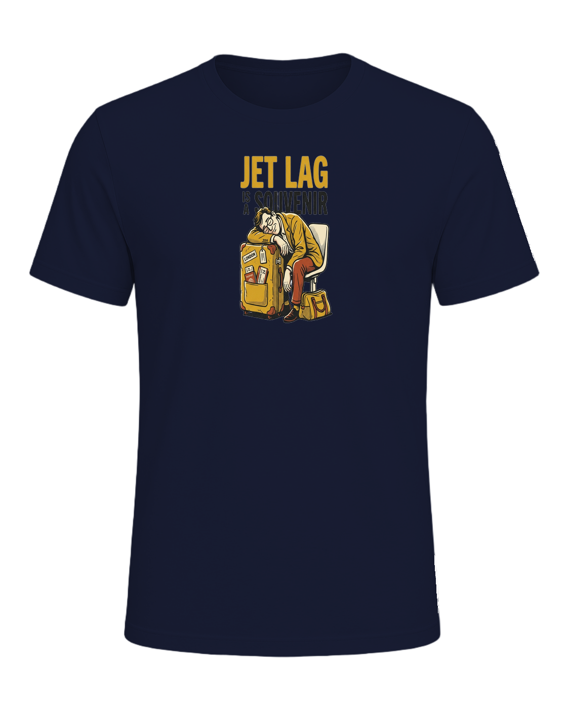 JET LAG IS A SOUVENIR — Navy