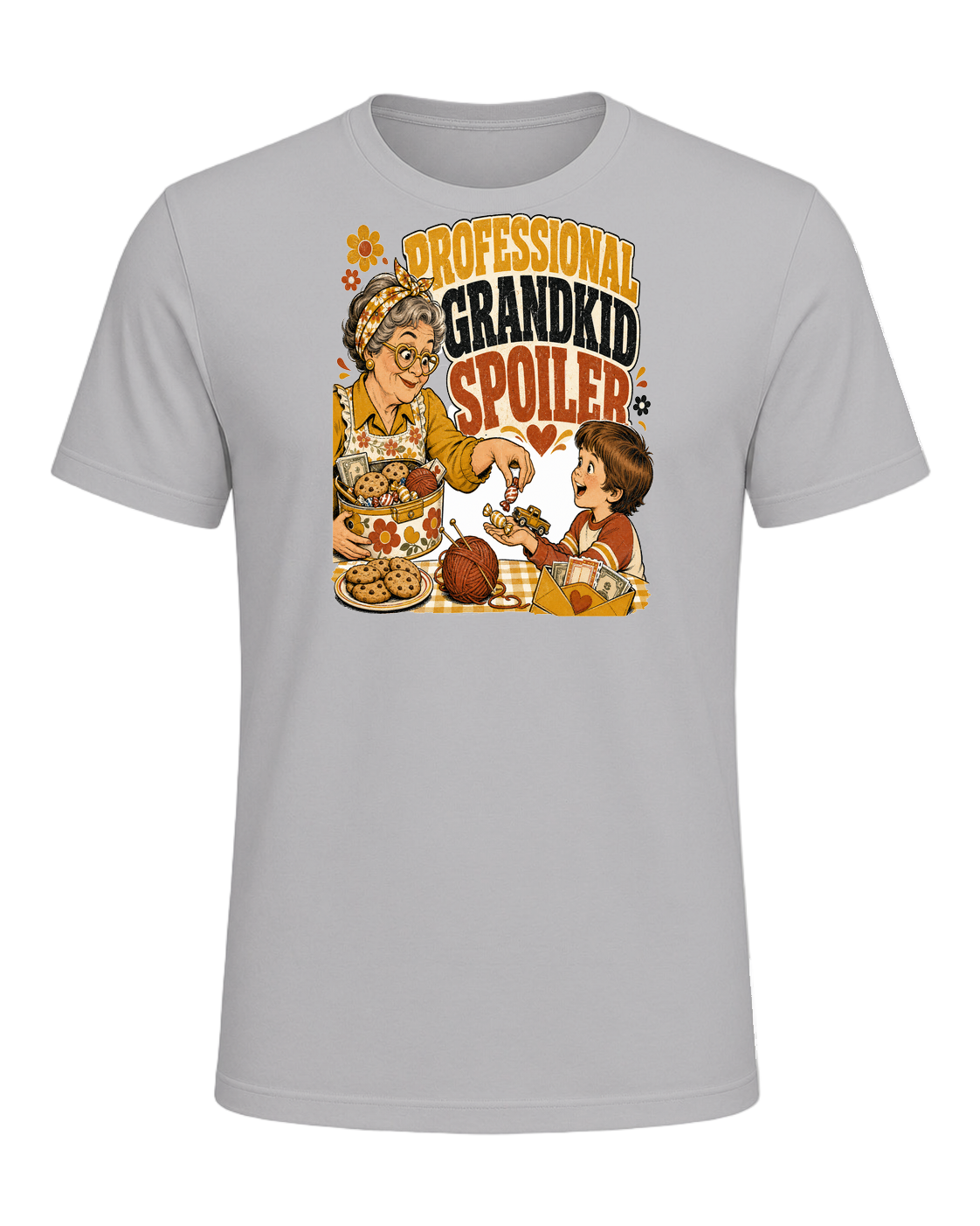Professional grandkid spoiler — Athletic Heather