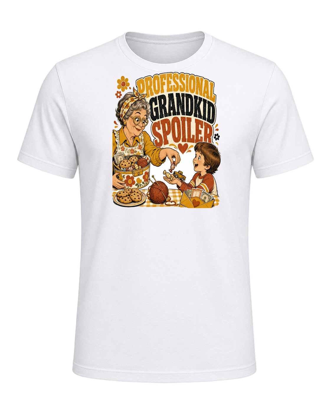Professional grandkid spoiler — White