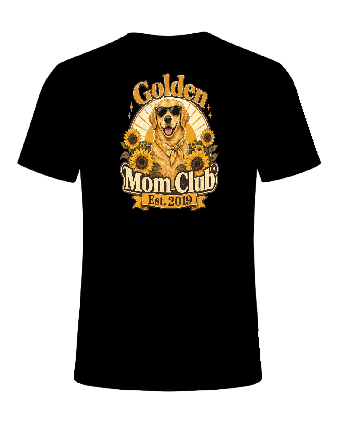 Golden Retriever Mom — Black