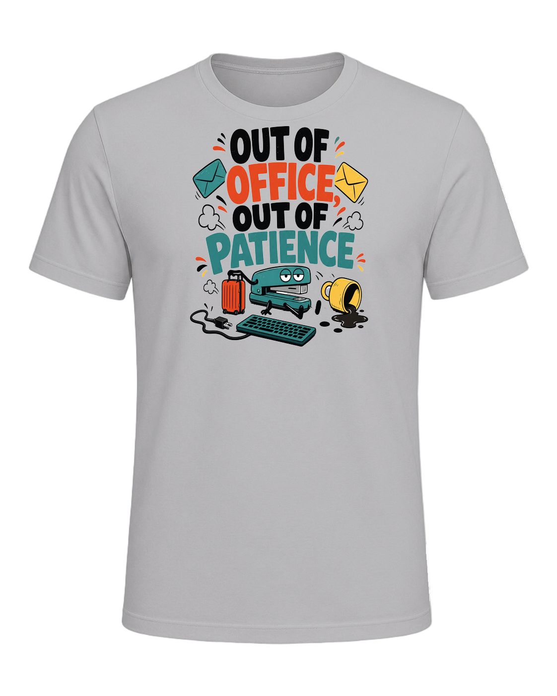 OUT OF OFFICE, OUT OF PATIENCE — Athletic Heather