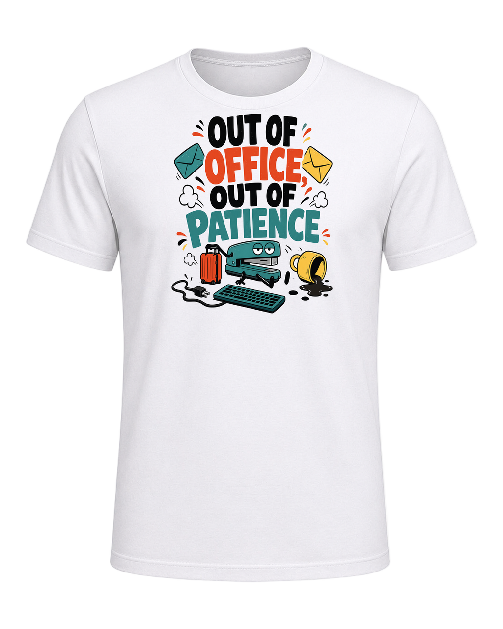 OUT OF OFFICE, OUT OF PATIENCE — White