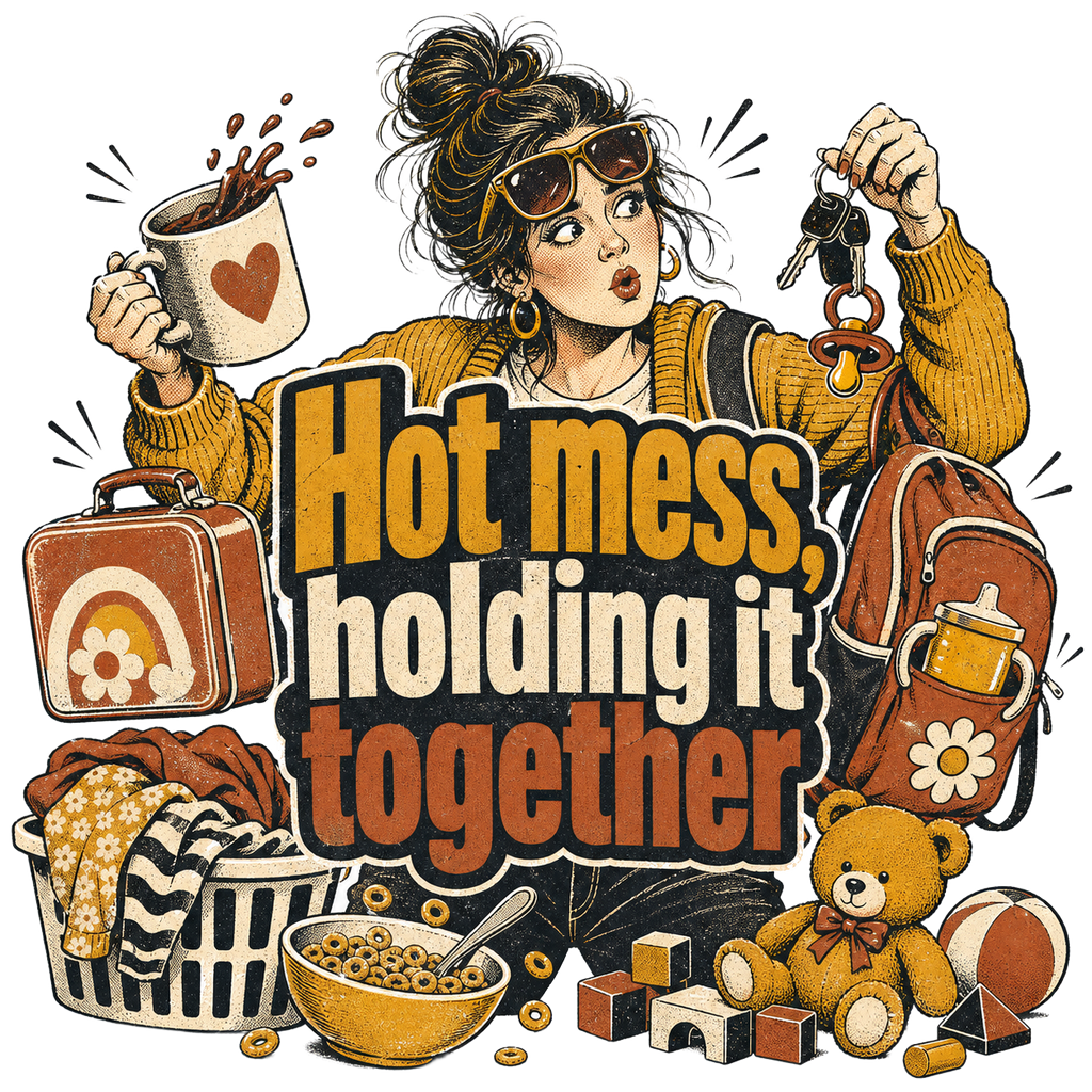 Hot mess, holding it together