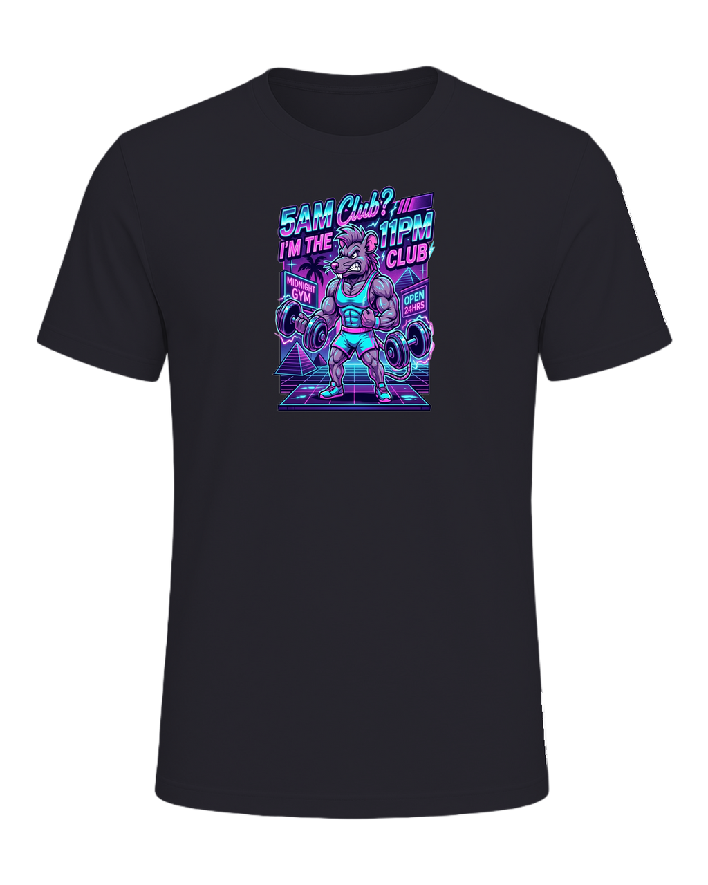 Gym Rat Night Owl — Dark Grey