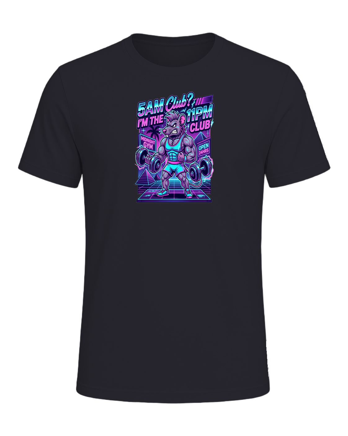 Gym Rat Night Owl — Dark Grey