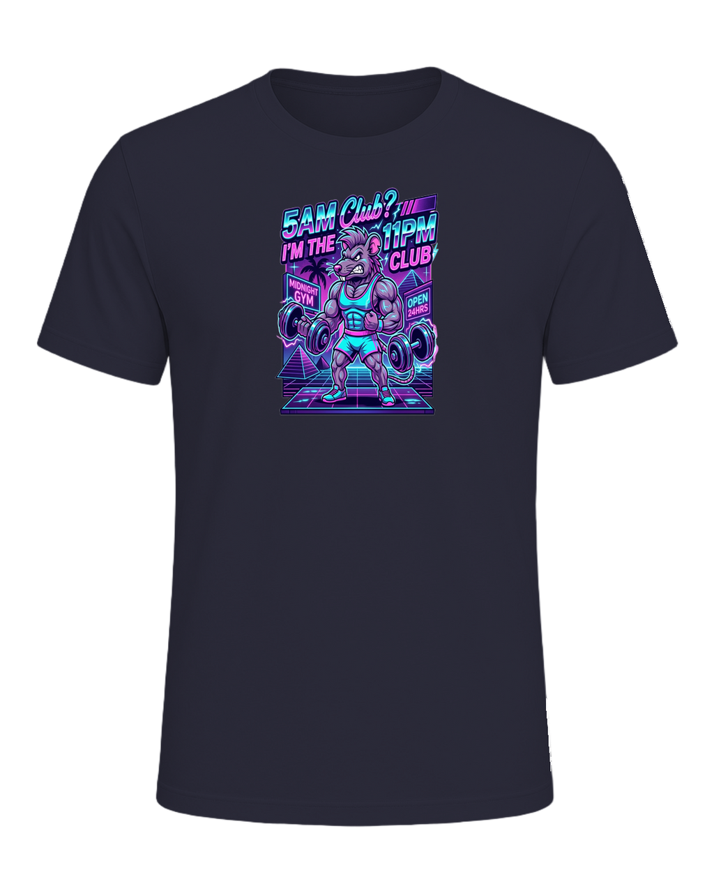 Gym Rat Night Owl — Heather Navy