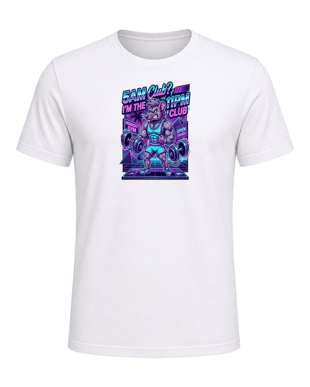 Gym Rat Night Owl — White