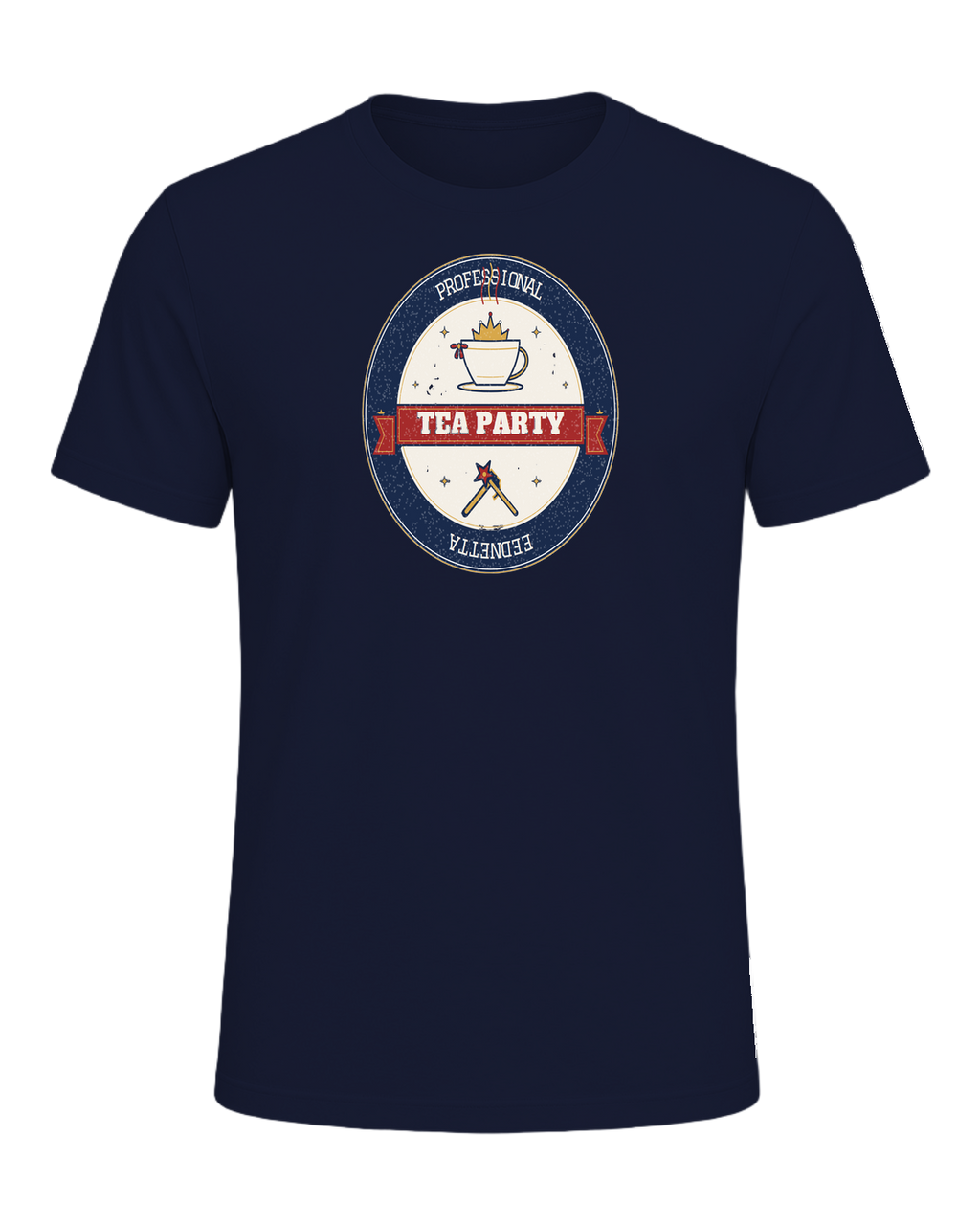 Professional tea party attendee — Navy