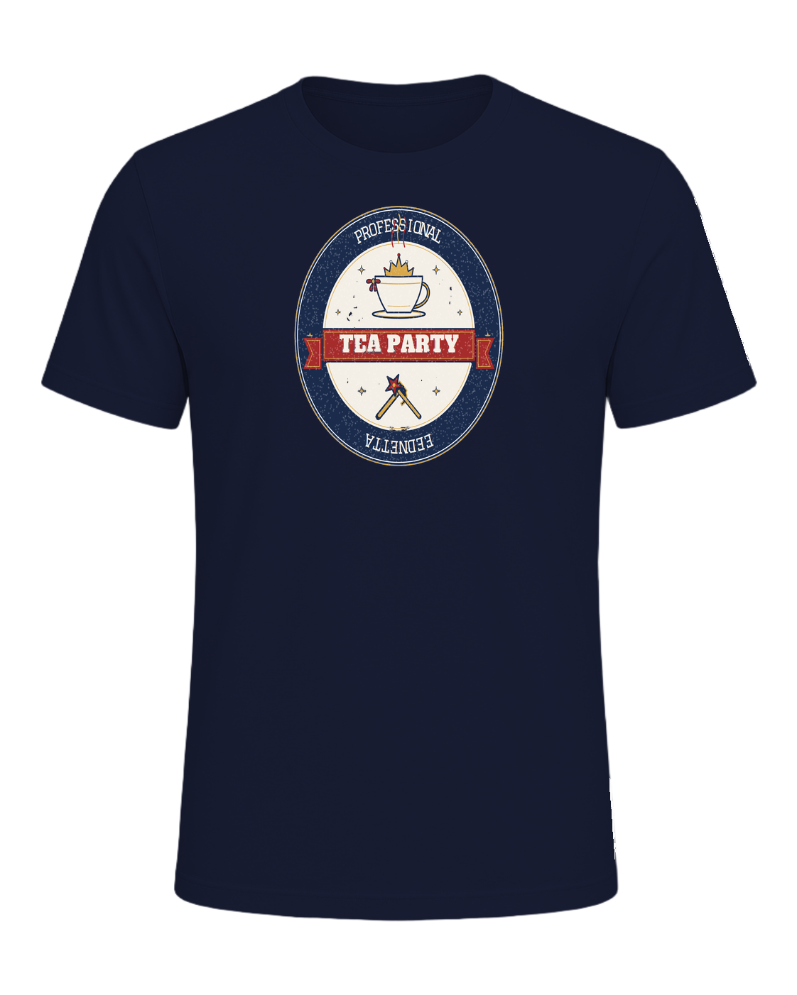 Professional tea party attendee — Navy
