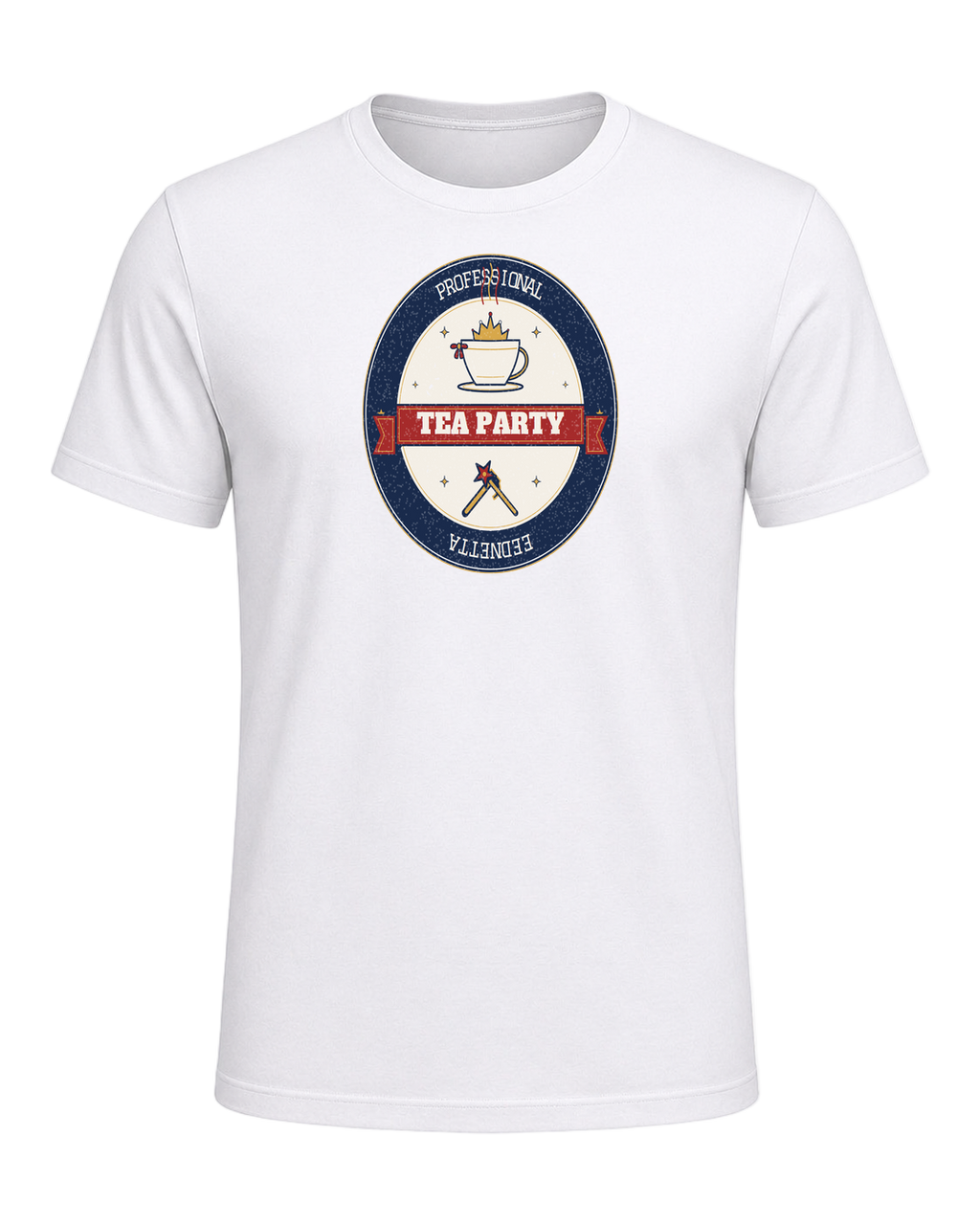 Professional tea party attendee — White