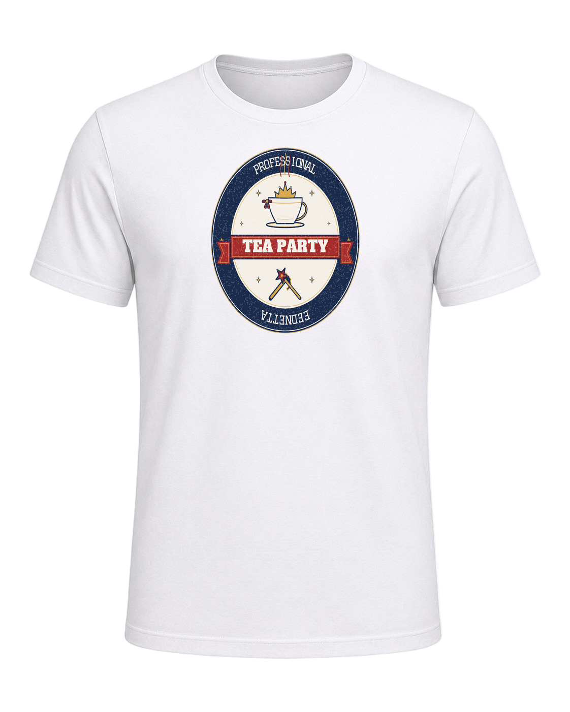 Professional tea party attendee — White