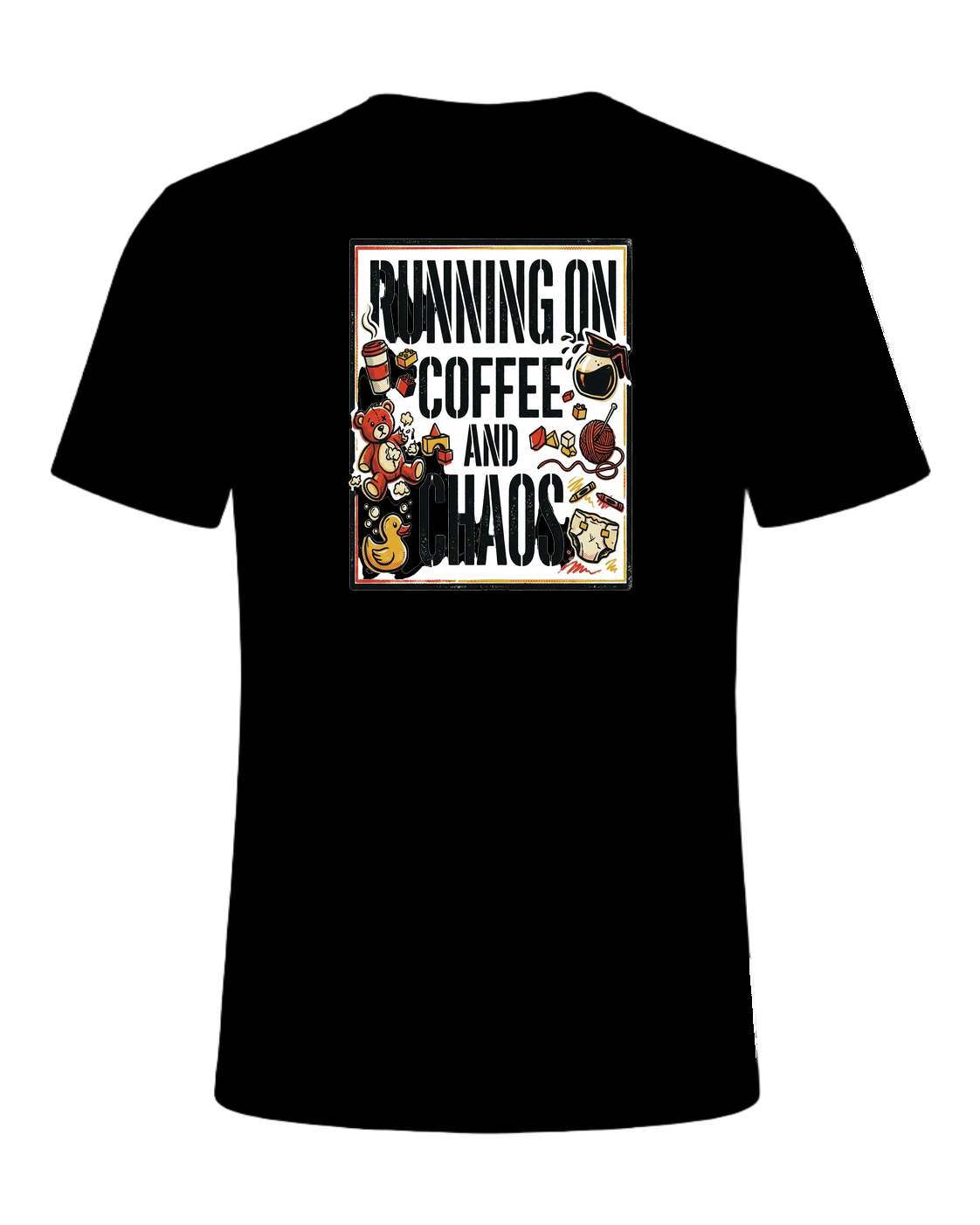 Running on coffee and chaos — Black