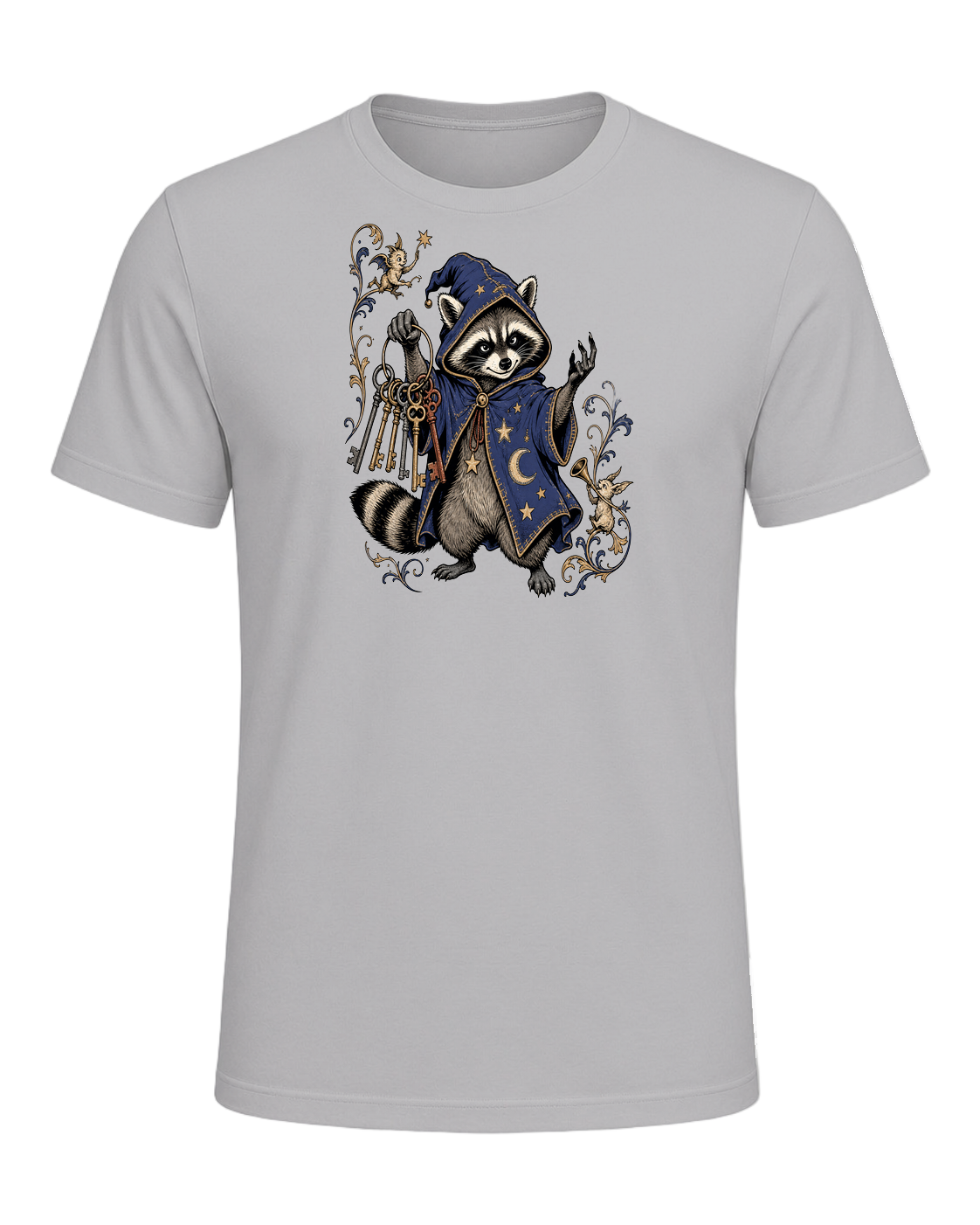 Raccoon Wizard Energy — Athletic Heather