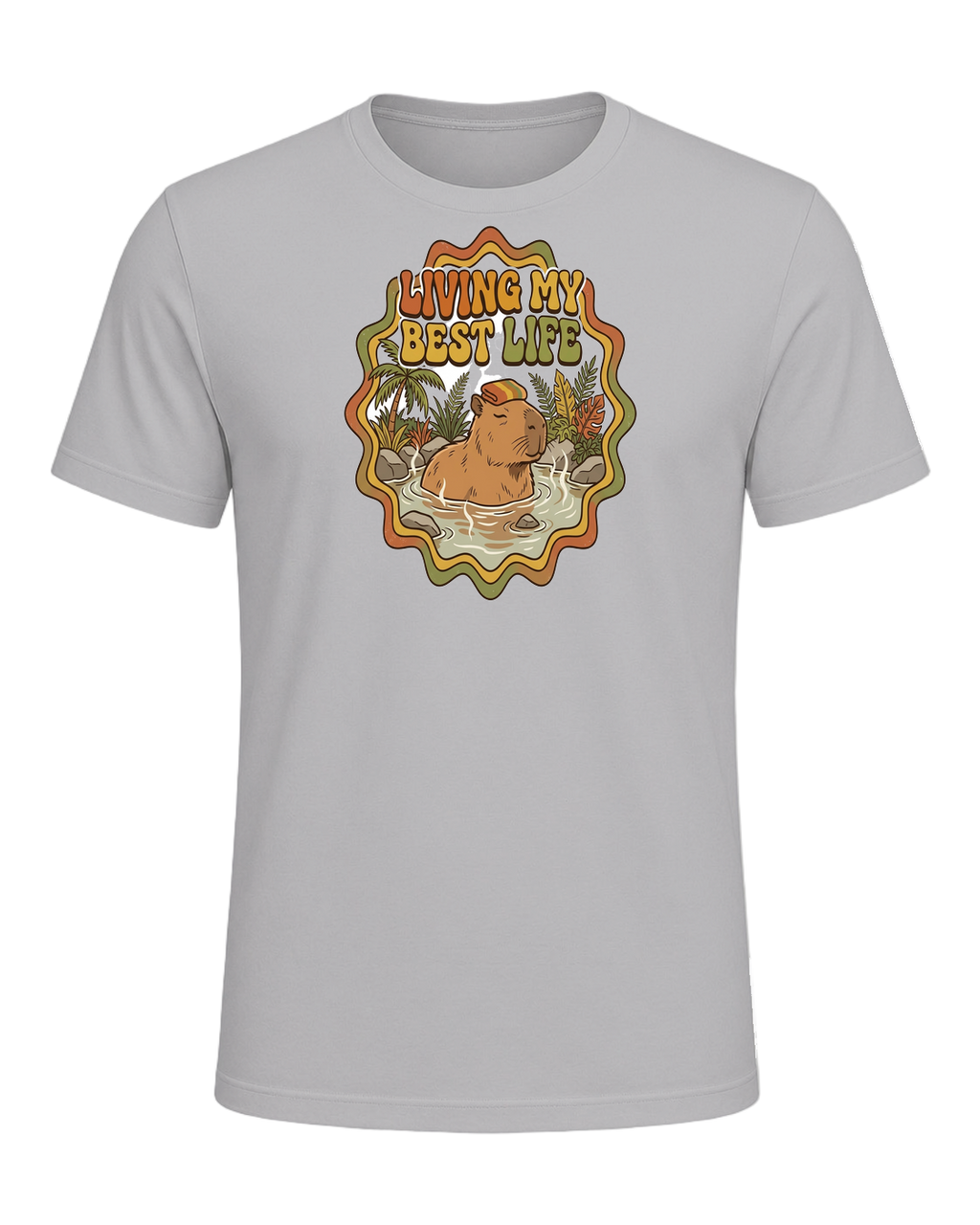 Capybara Chill Vibes — Athletic Heather