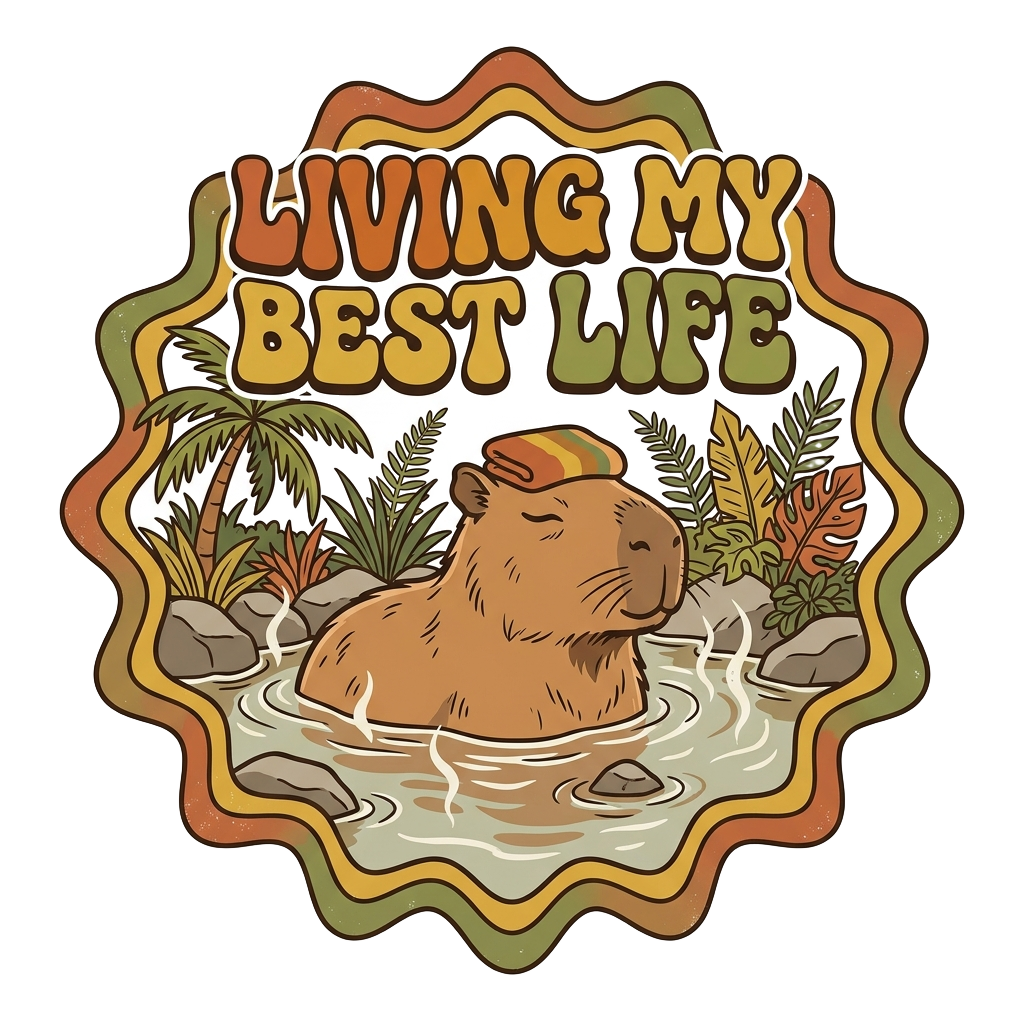 Capybara Chill Vibes