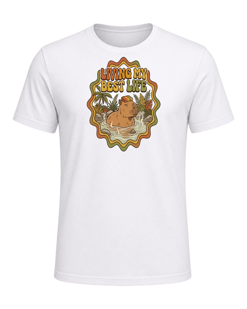 Capybara Chill Vibes — White