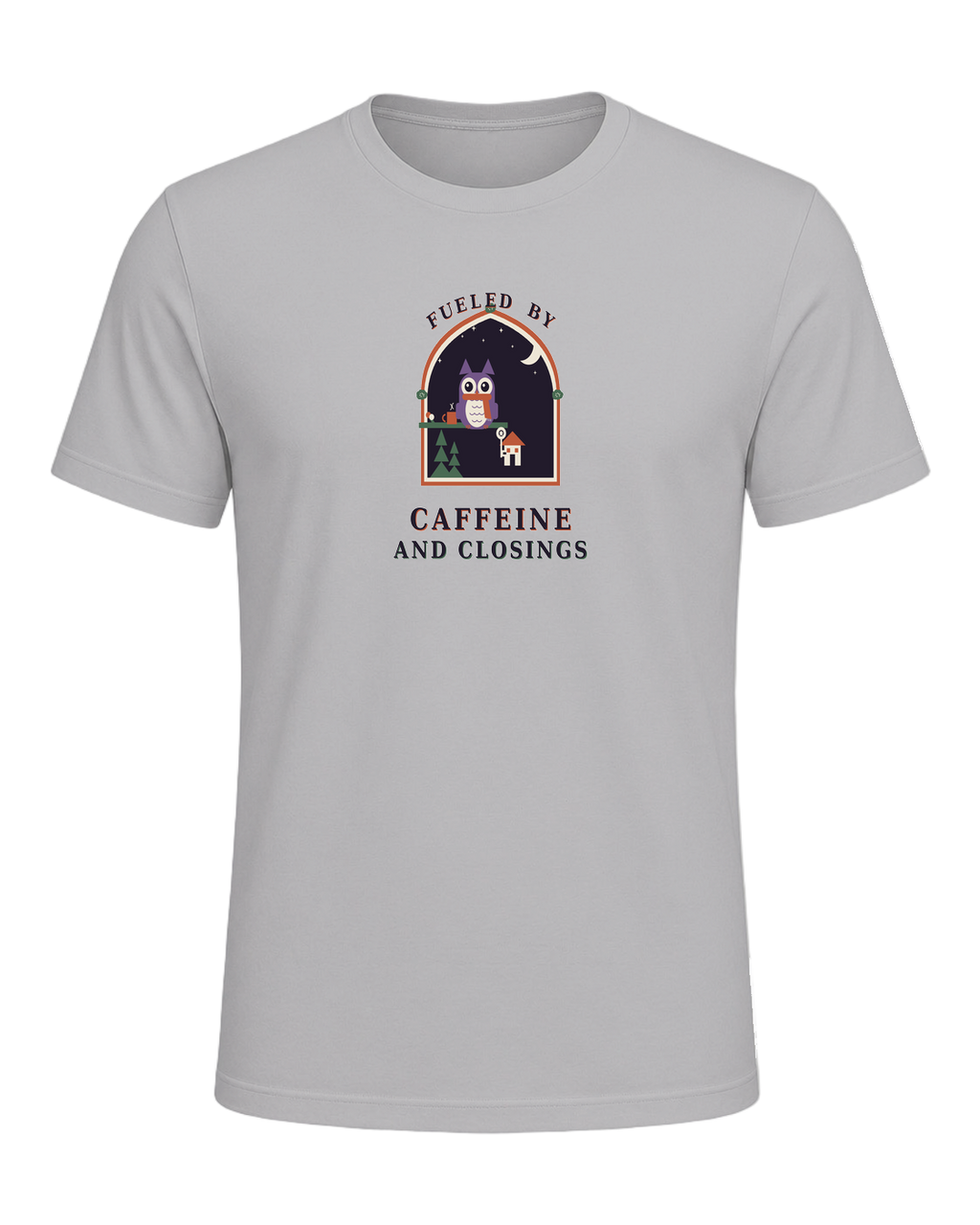 FUELED BY CAFFEINE AND CLOSINGS — Athletic Heather