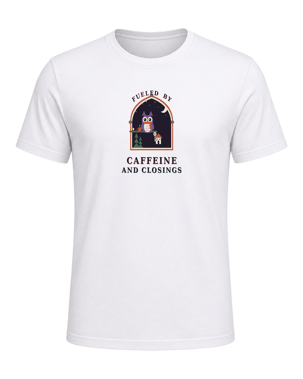 FUELED BY CAFFEINE AND CLOSINGS — White