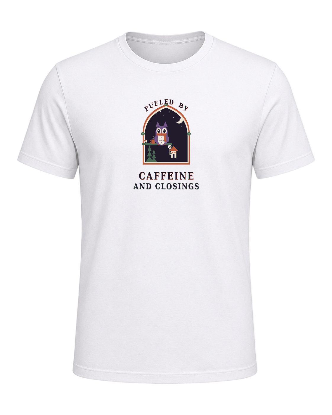 FUELED BY CAFFEINE AND CLOSINGS — White