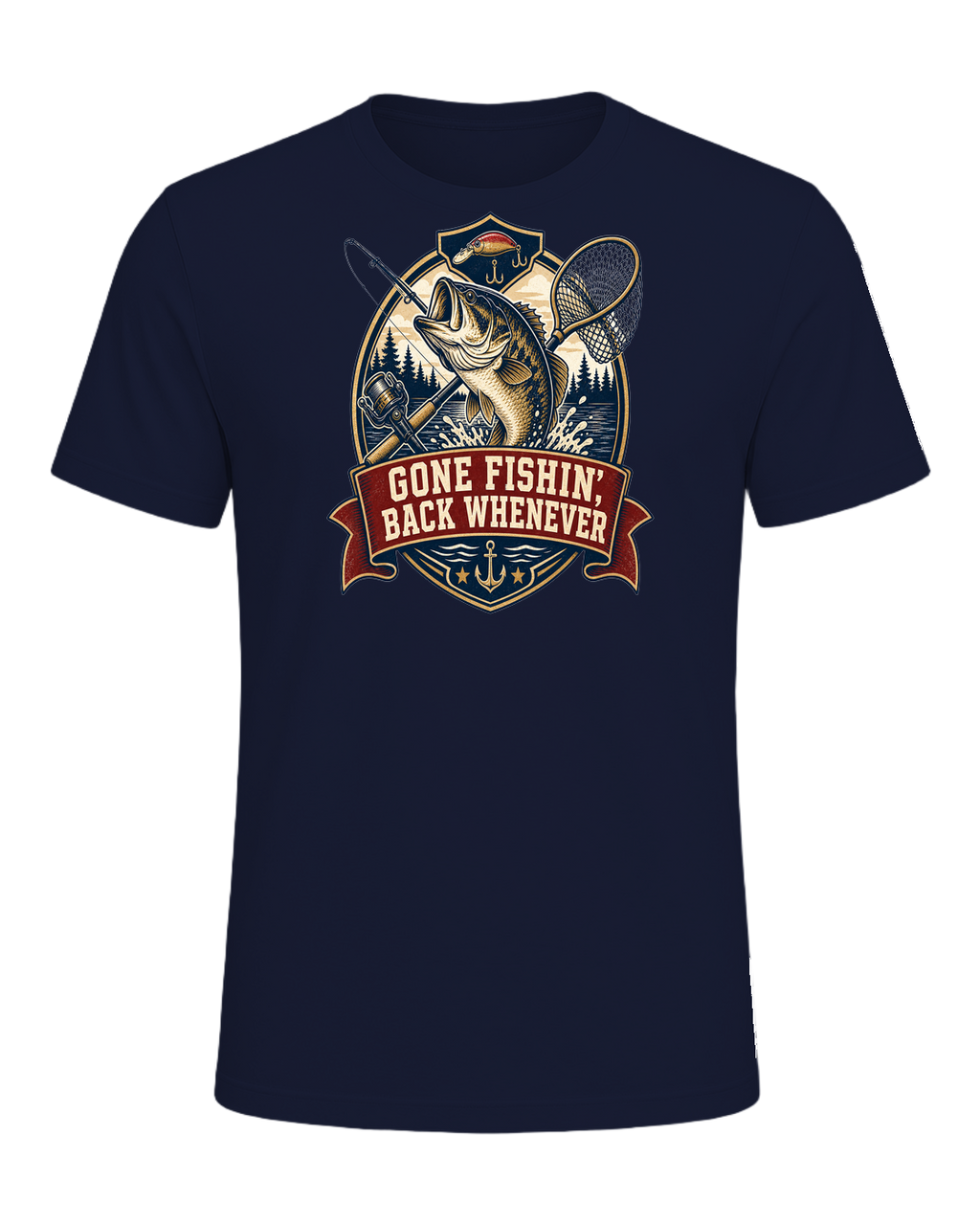 GONE FISHIN', BACK WHENEVER — Navy