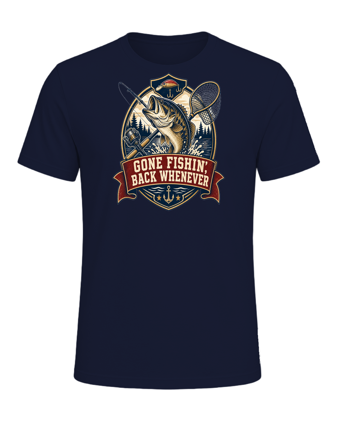 GONE FISHIN', BACK WHENEVER — Navy