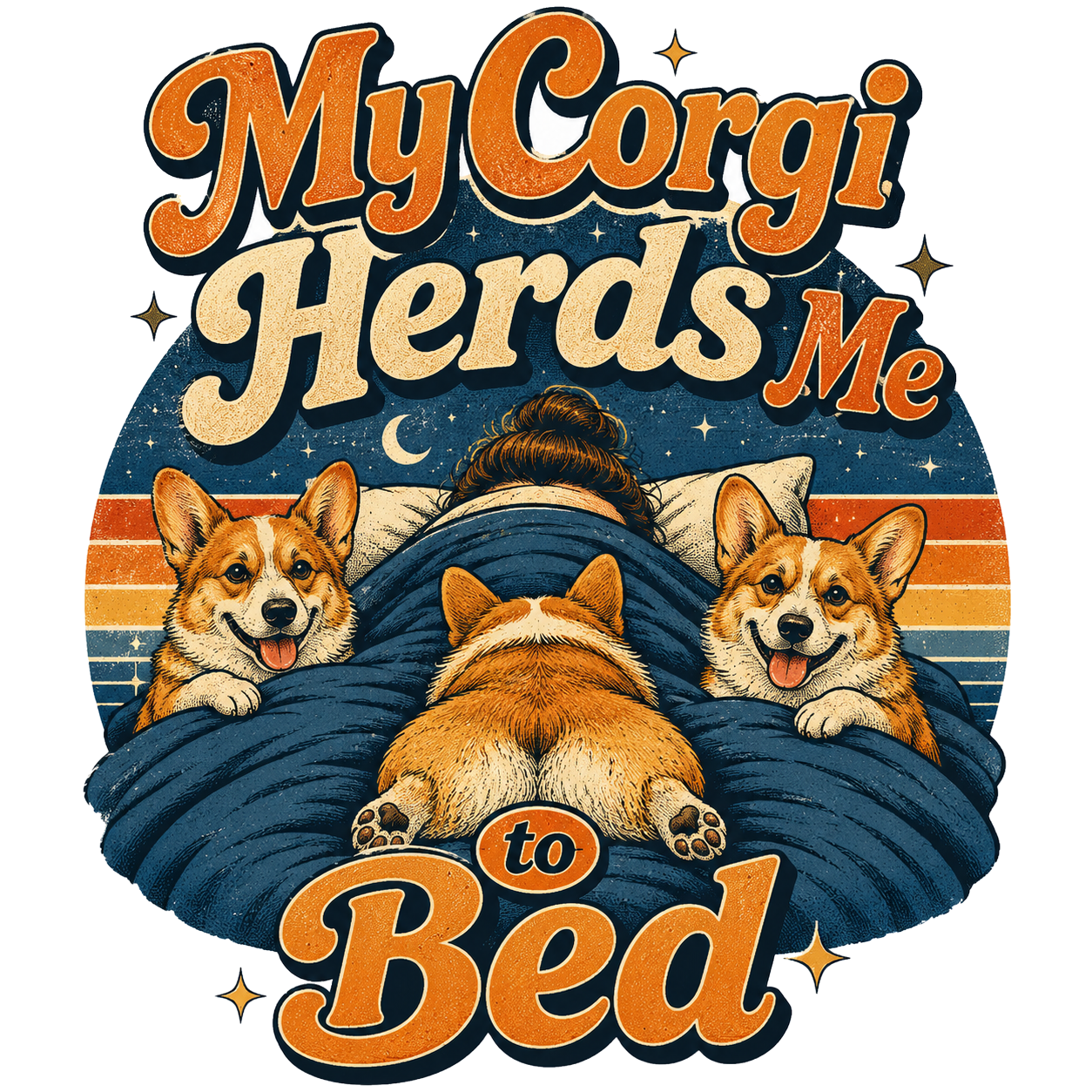 My Corgi Herds Me to Bed