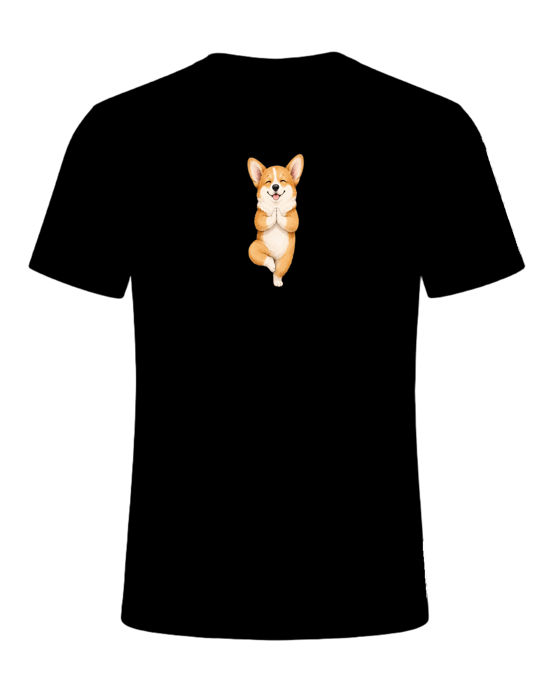 Corgi + Yoga — Black