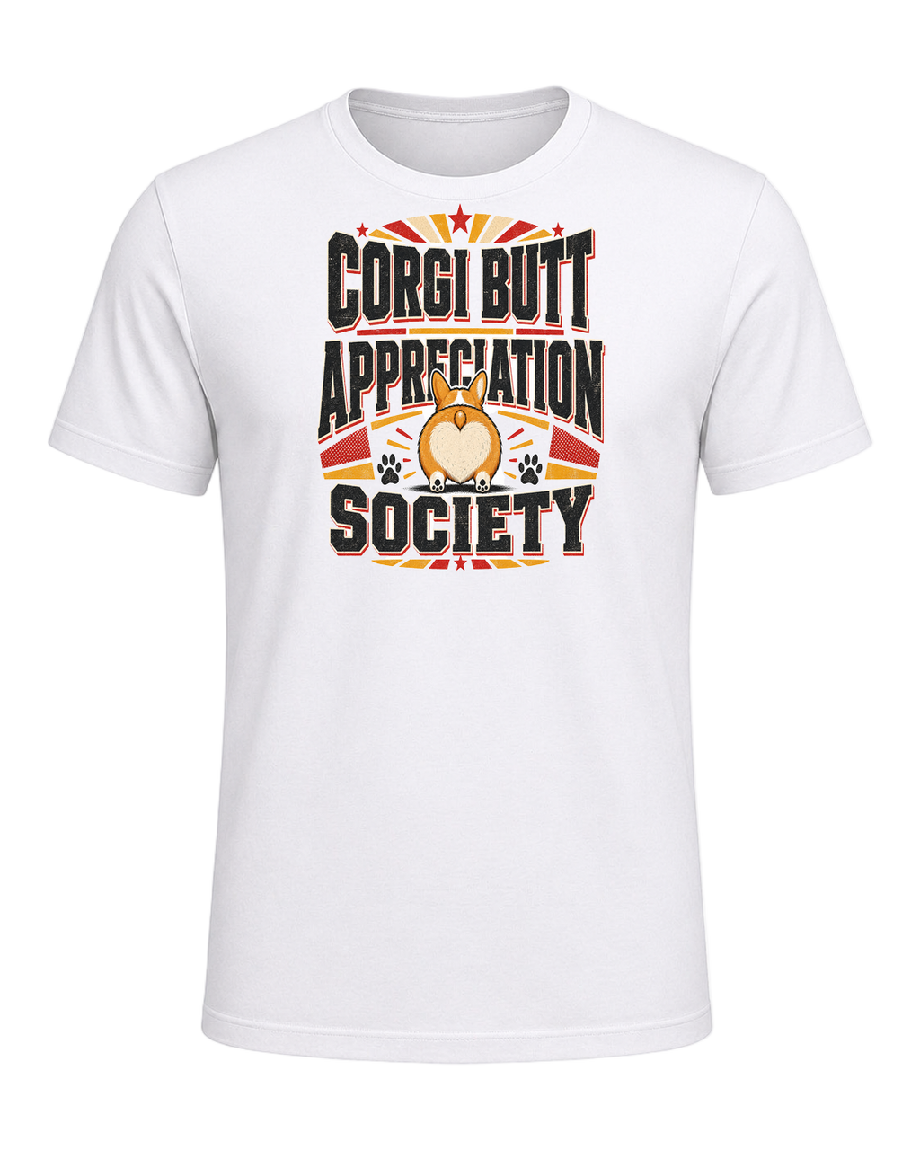 Corgi Butt Appreciation Society — White