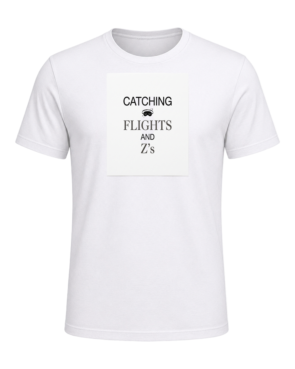 CATCHING FLIGHTS AND Z'S — White