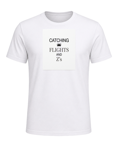 CATCHING FLIGHTS AND Z'S — White