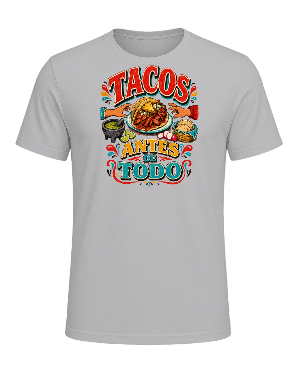TACOS ANTES DE TODO — Athletic Heather