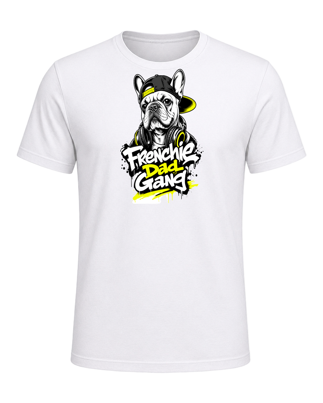 French Bulldog Dad — White