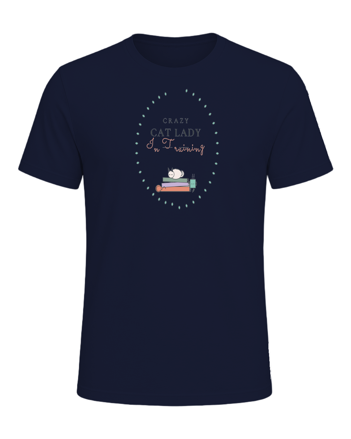 CRAZY CAT LADY IN TRAINING — Navy