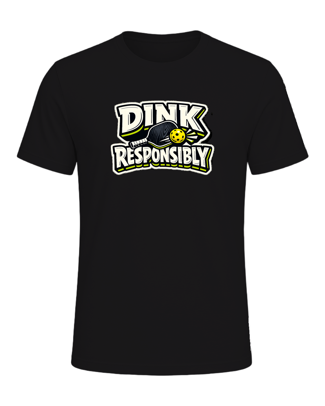 Dink Responsibly Tee — Dark Grey Heather