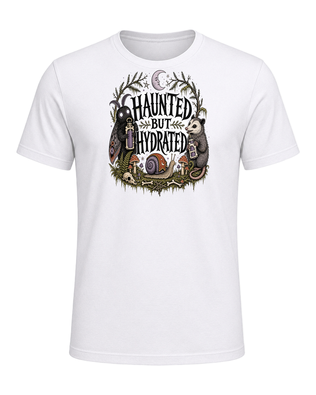 HAUNTED BUT HYDRATED — White