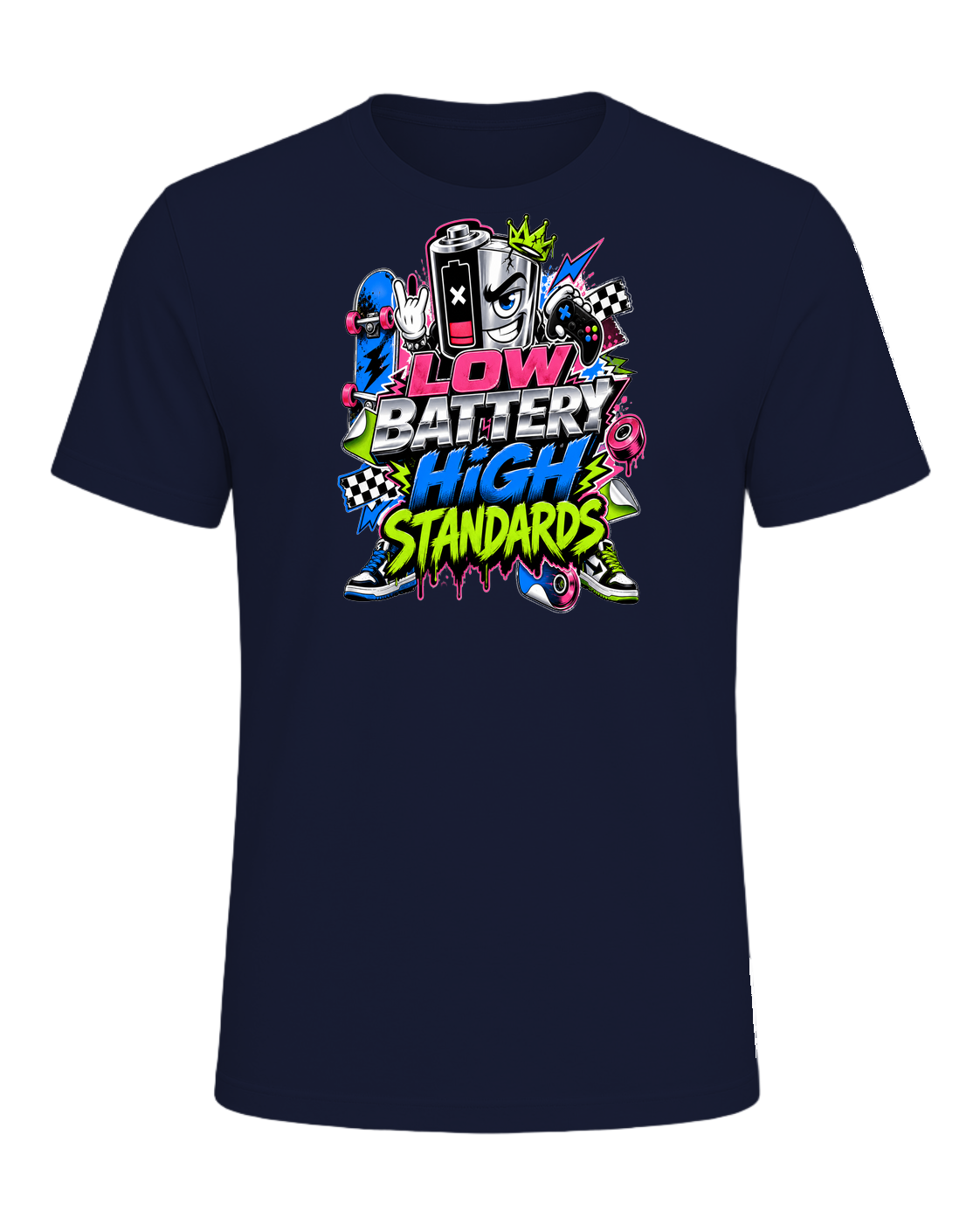 LOW BATTERY HIGH STANDARDS — Navy