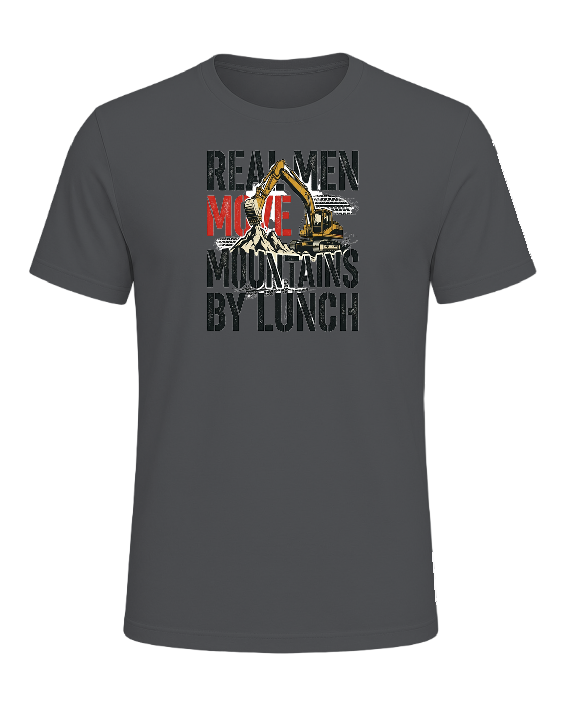 Real men move mountains by lunch — Asphalt