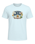 Tiny Humans, Big Questions Tee — Heather Prism Ice Blue