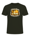I Have Plans With A Book Tee — Dark Olive