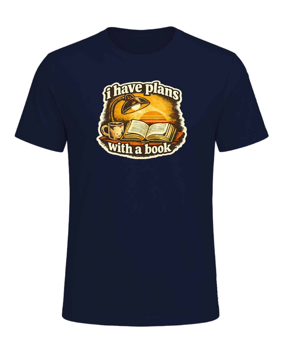 I Have Plans With A Book Tee — Navy
